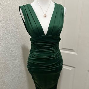 green dress midi Large